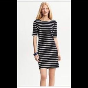Banana Republic - Striped Navy Dress